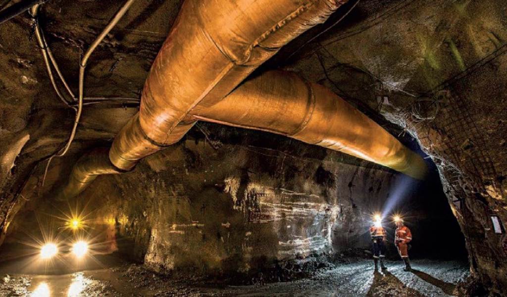 Sistema de ventilación subterránea