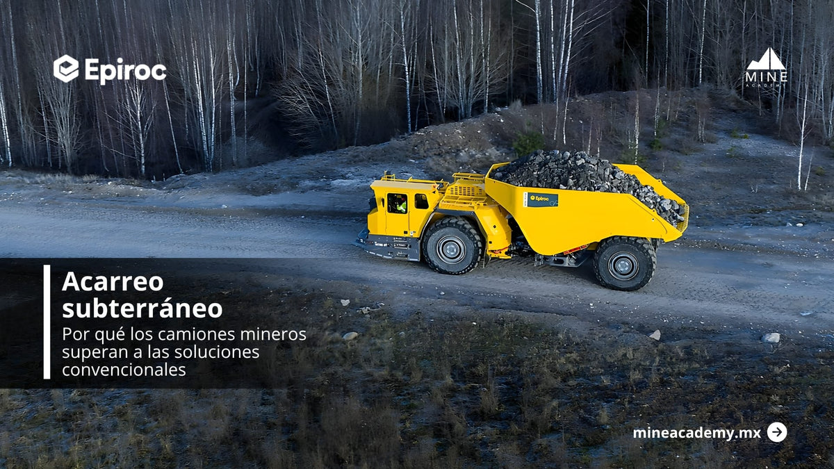 Camión de acarreo subterráneo