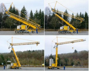 Grúa de torre autodesmontable