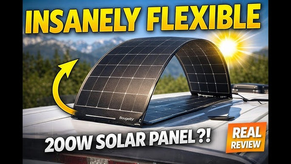 Panel solar flexible