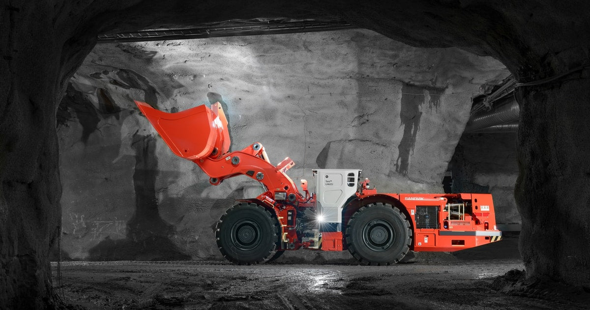 Pala cargadora de minería