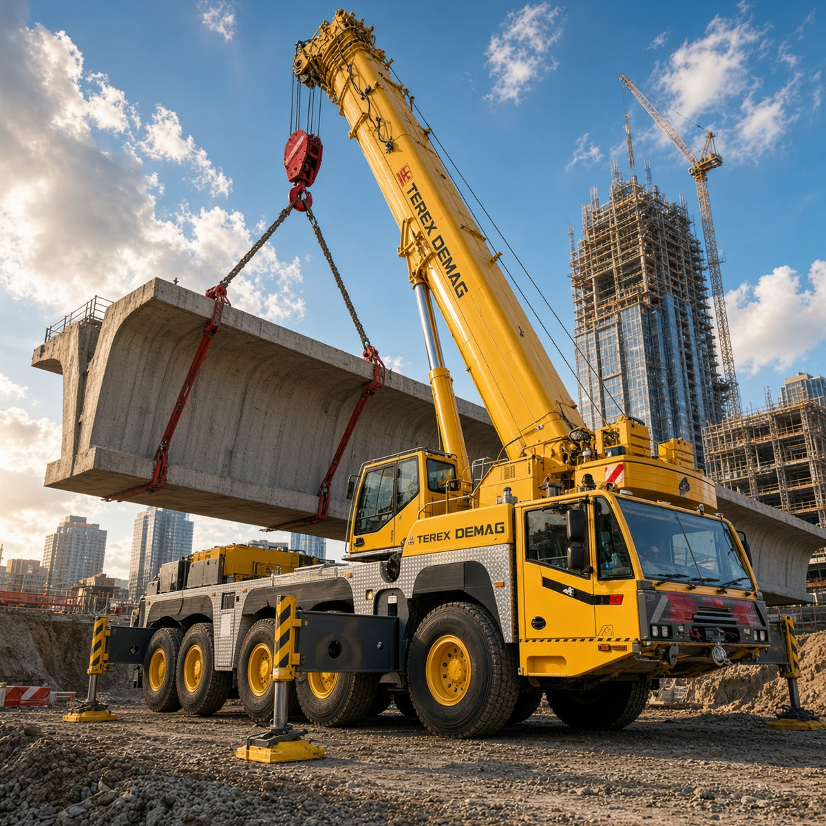 Grúa Todoterreno 200 Ton. Terex-demag Ac160-1 Año 2015