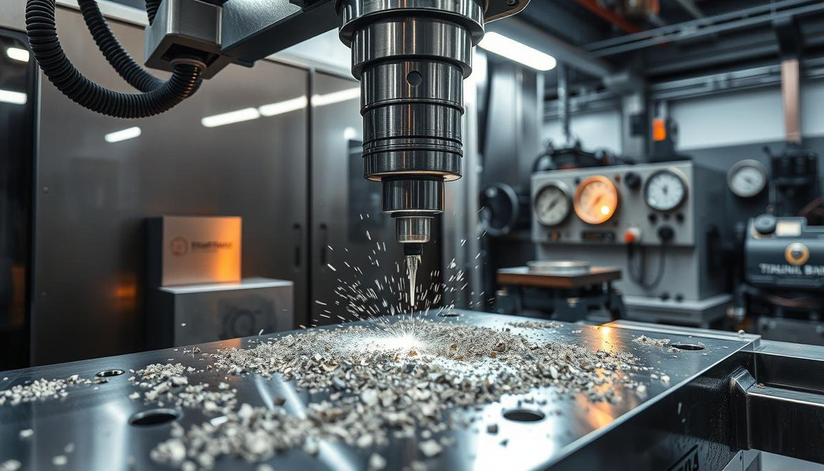Torno CNC para titânio